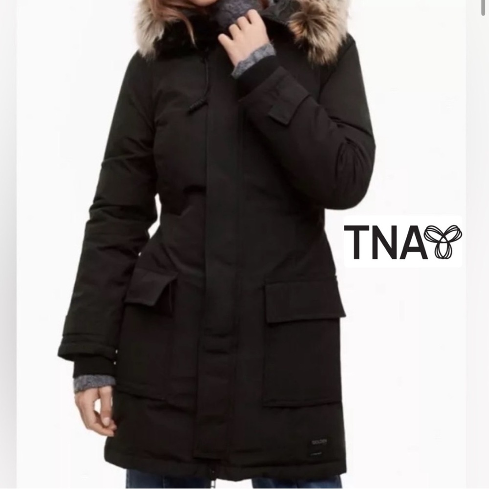 Aritzia Golden by TNA Bancroft Parka Altitude Series - Black - Size XS
